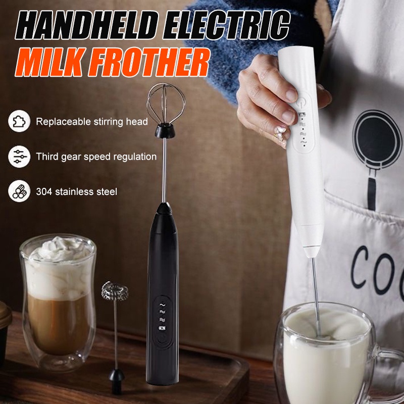 Shilily USB rechargeable coffee blender handheld milk frother Electric
