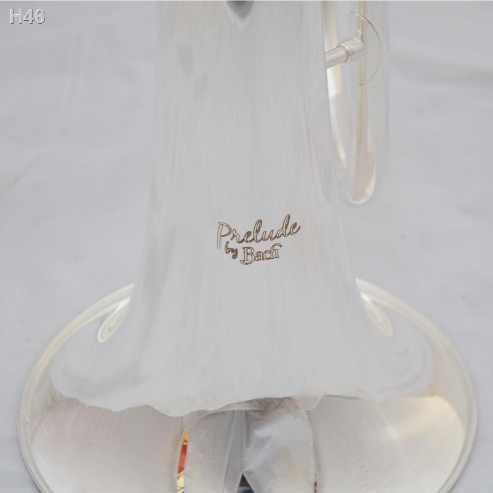 ∈♧ New B Flat Flugelhorn Brass Silver Plated Bb Trumpet High Quality