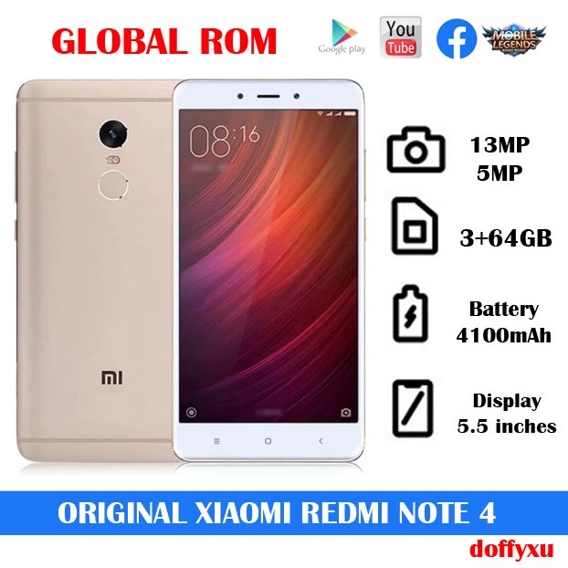 Original Xiaomi Redmi 9 4/64GB Global ROM