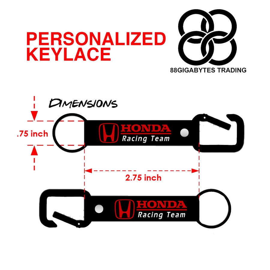 HONDA Racing Keylace / Keychain / Keyholder / Lace | Shopee Philippines