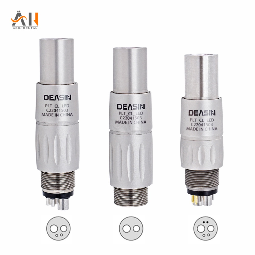 NSK Multiflex Fiber Optic Handpiece 460 LED Coupler 2/4/6 Holes Quick