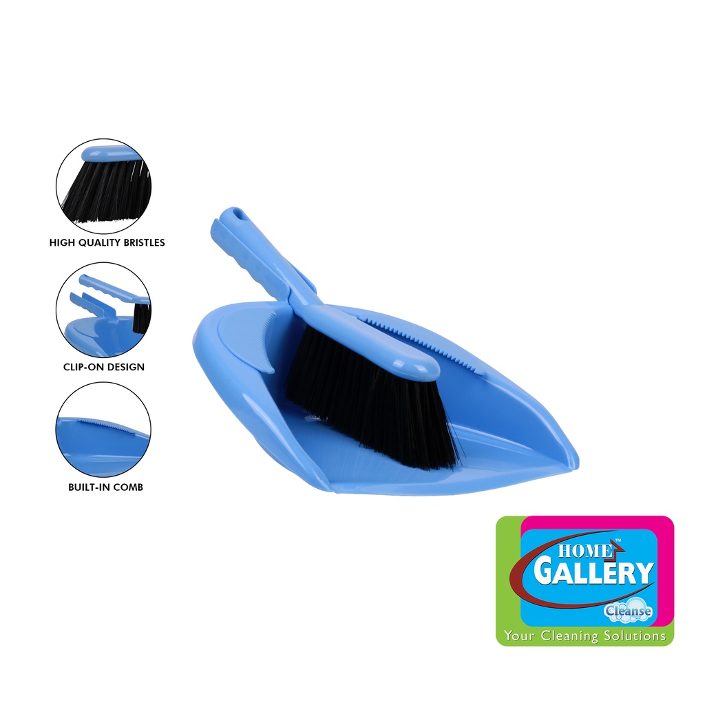 Home Gallery Dustpan & Brush Set Multipurpose Cleaning Tool