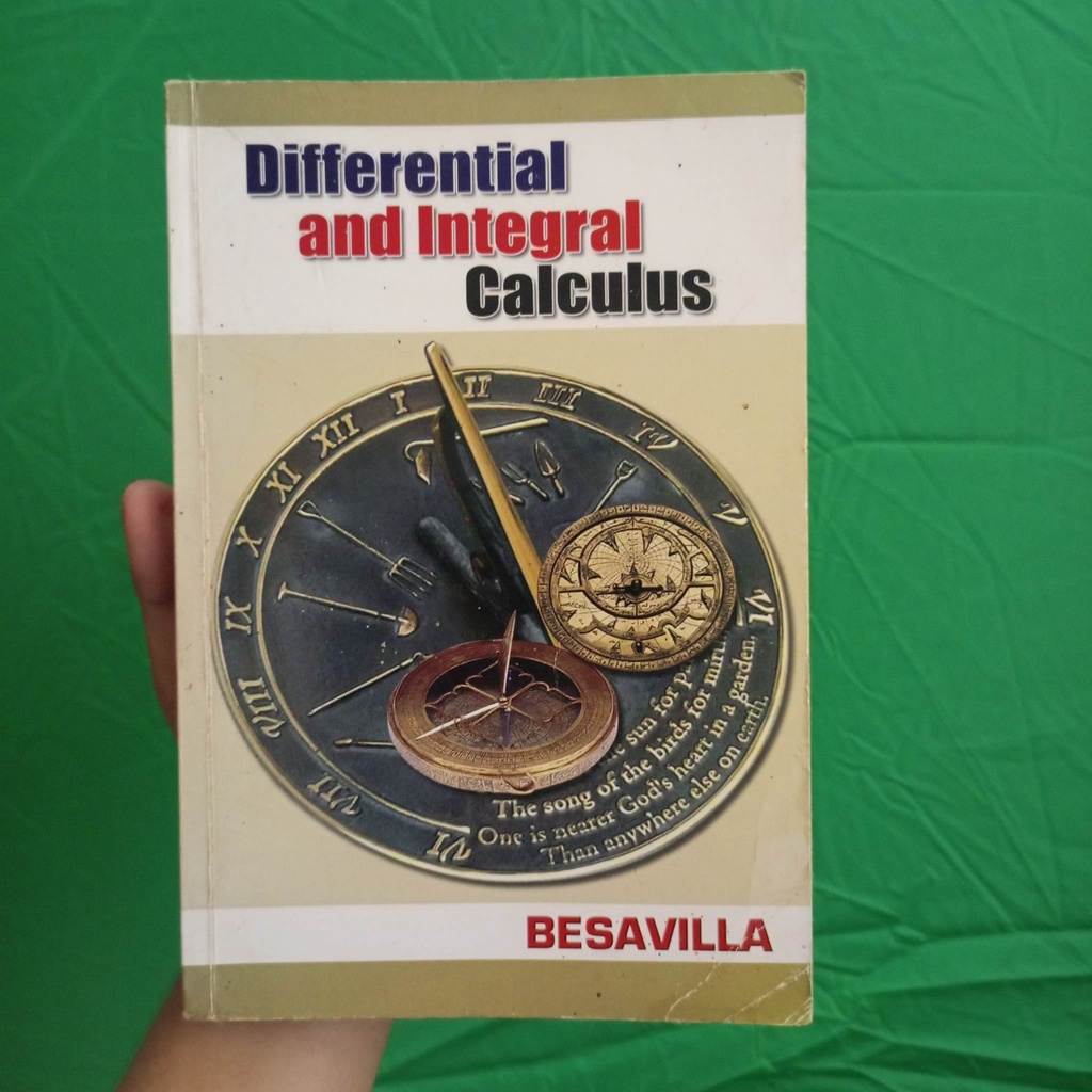 Differential and Integral Calculus Besavilla (USED) Shopee Philippines