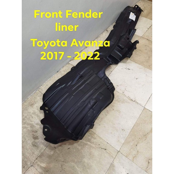 Front Fender Liner Toyota Avanza 2017 2022 PER SIDE Shopee Philippines