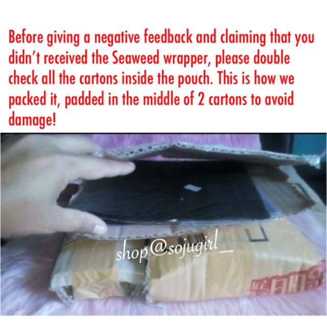 aquaflask 10 sheets Seaweed Wrapper for Kimbap Sushi Siomai Roasted