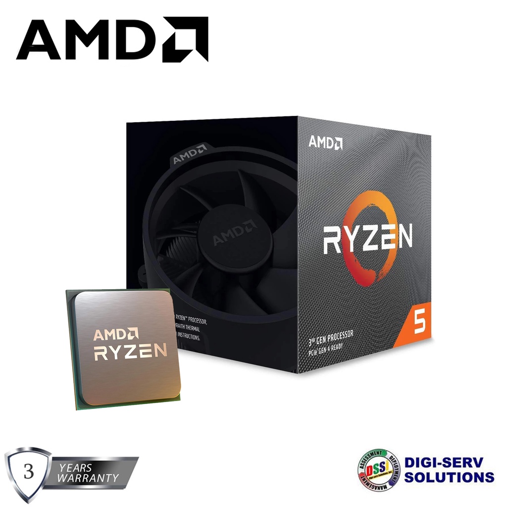 Amd Ryzen 5 3600xt W Desktop Processor Wraith Spire Cooler 6 Core 12 Threads Am4 Socket 8674