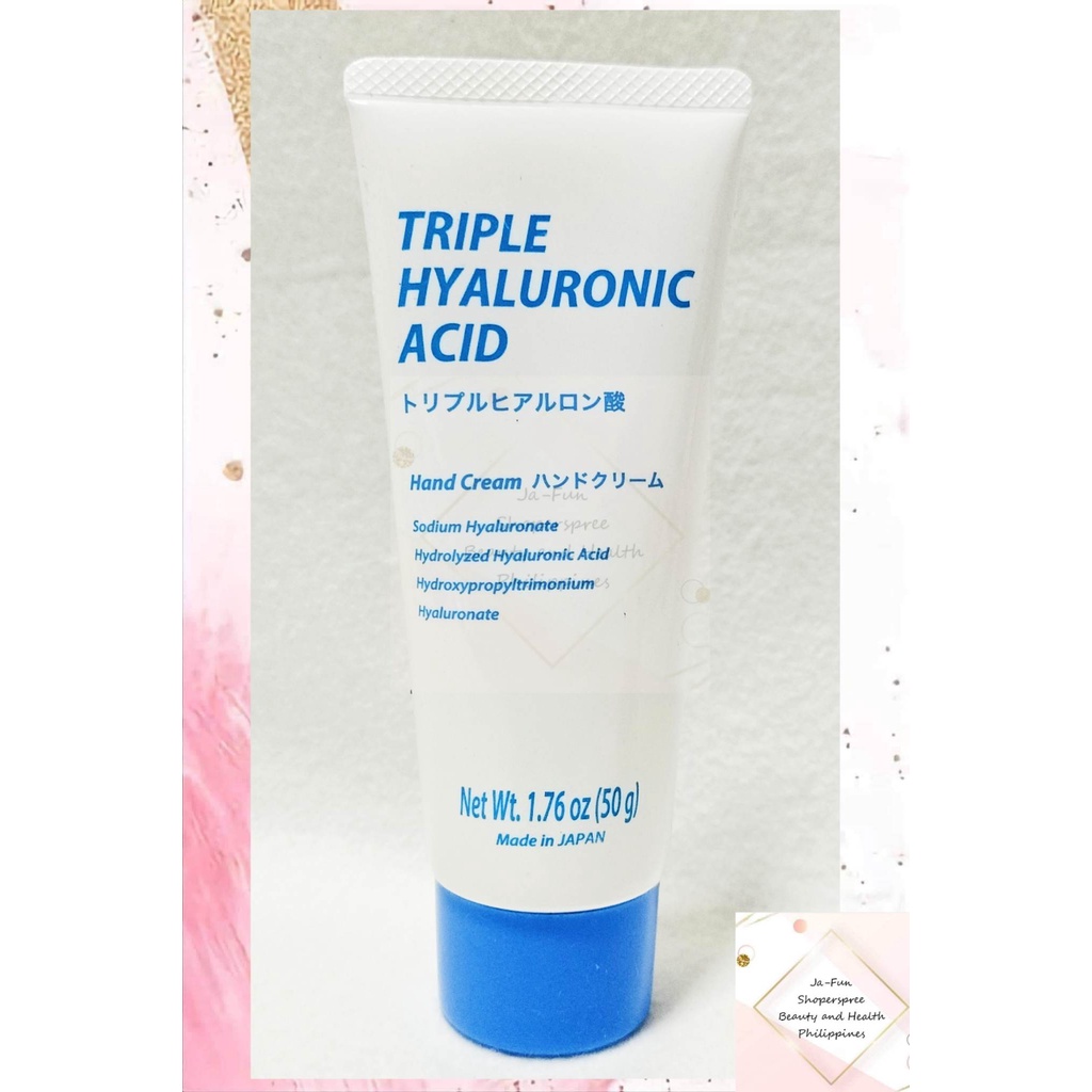JAPAN TRIPLE HYALURONIC ACID HAND CREAM HAND CREAM ( NEW ARRIVAL