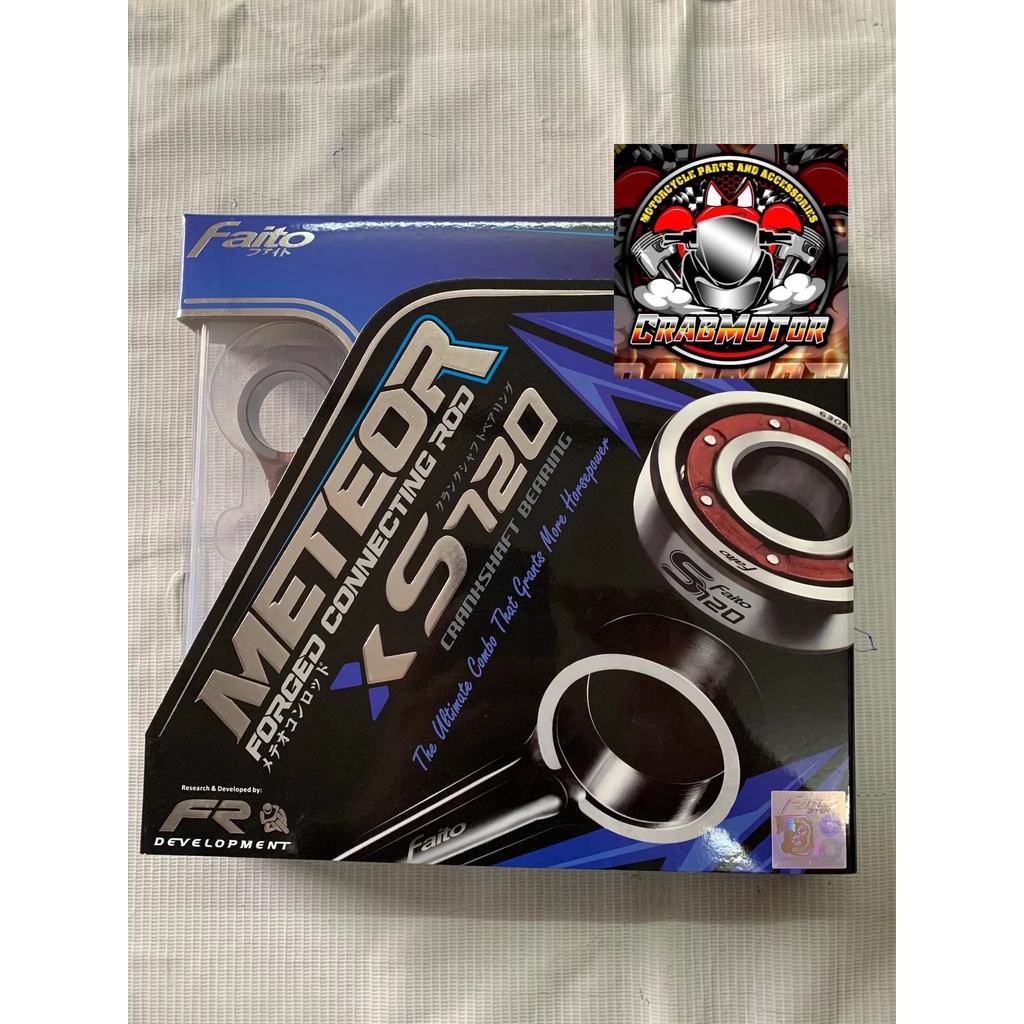 FAITO Connecting Rod x Crankshaft Bearing Wave 125 / XRM 125 Raider