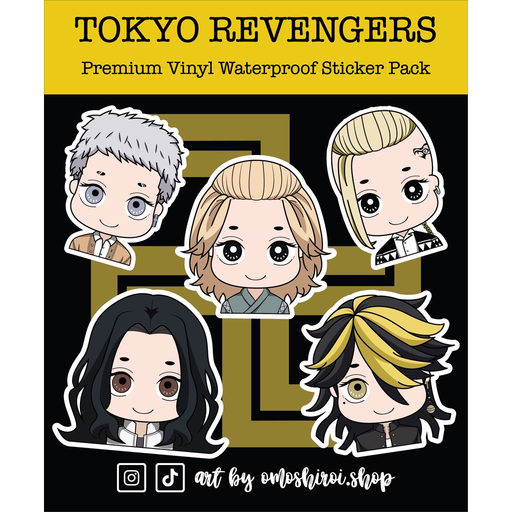 Tokyo Revengers Waterproof Die-cut Stickers | Cute | Anime | Aesthetic ...