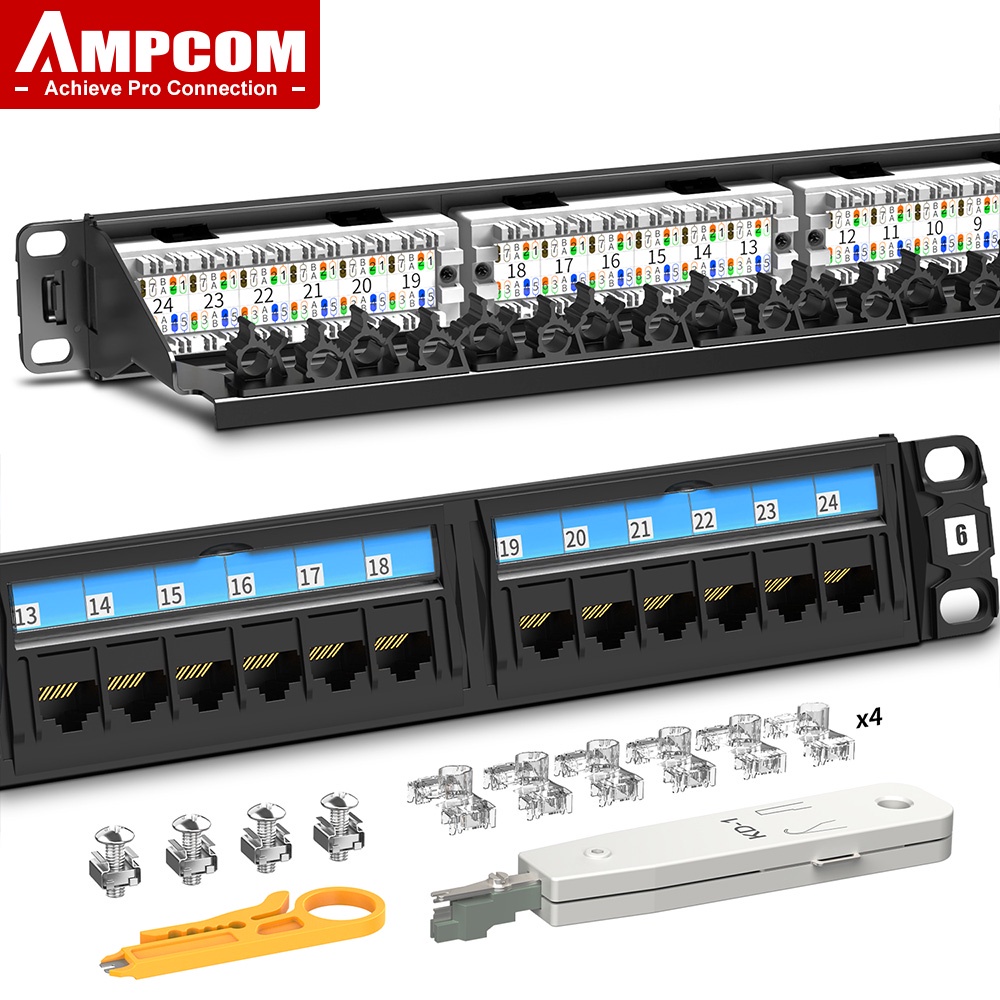 16 port patch sale panel wall mount