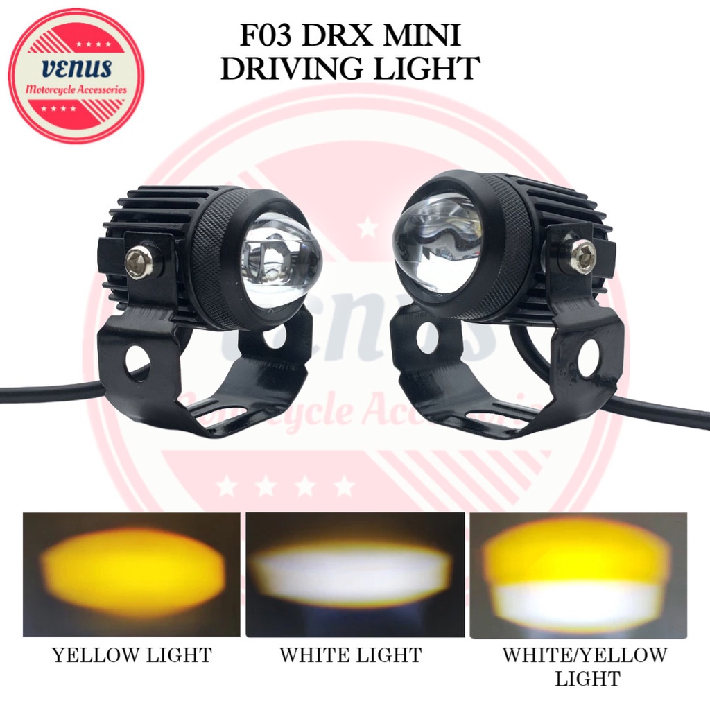 Venus Motorcycle Drx F03 Mini Driving Light Led Motorcycle Headlight