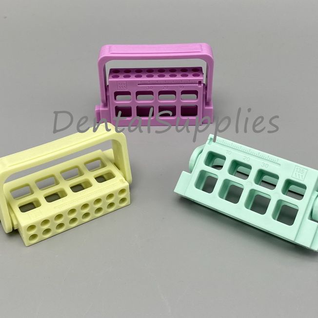 16 Holes Dental Endodontic Root Canal File Holder for Files Drill