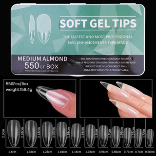 Gel-X® Sculpted Almond Extra Long Box of Tips - Pro (420pcs)
