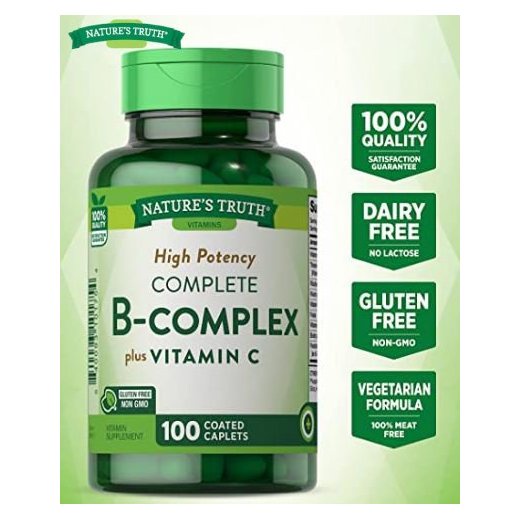 Nature's Truth High Potency Complex + Vitamin C 100 Caplets Shopee Philippines