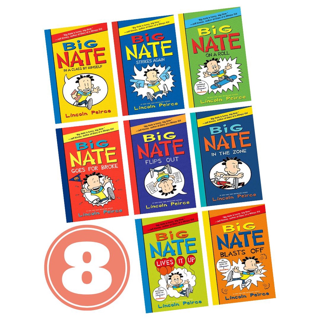 Big Nate chapter books 8 pcs (NO BOX) | Shopee Philippines