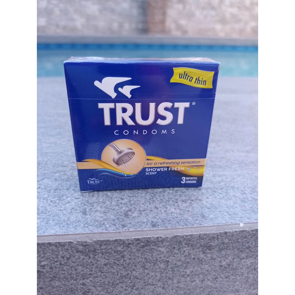 TRUST Condoms (sold per box) DISCREET PACKAGING | Shopee Philippines