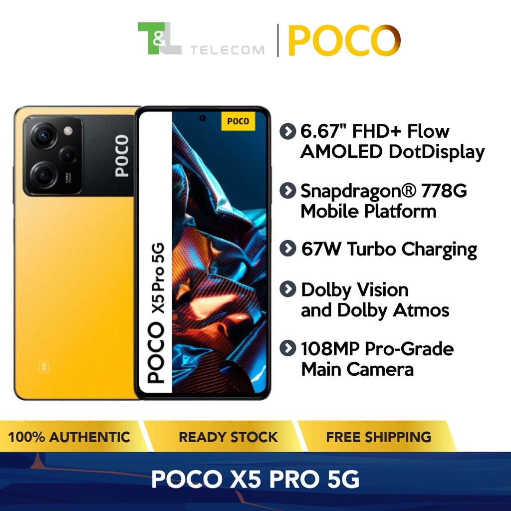 Poco X5 Pro Dual Sim 5g 8gb 256gb Snapdragon® 778g Processor 6660