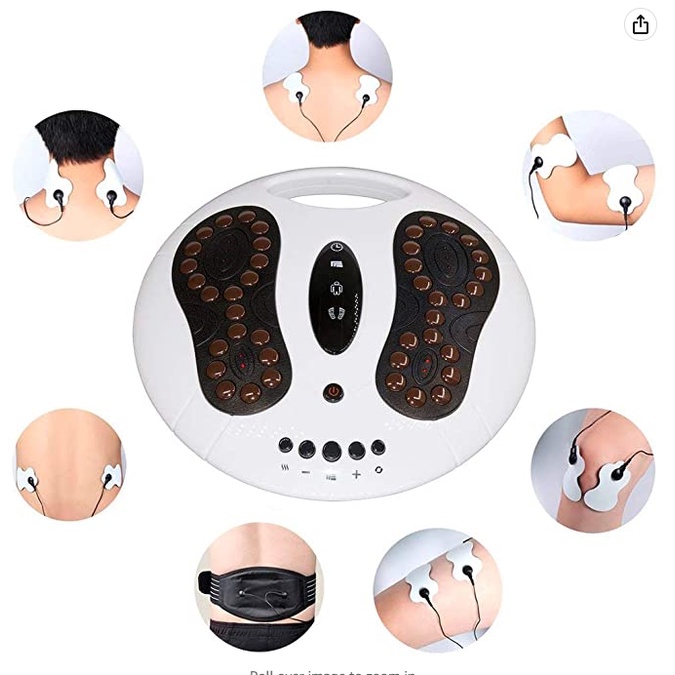 Tourmaline Reflexology Spa Heating Electric Foot Massager LowFrequency
