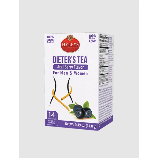 HYLEYS DIETER'S TEA Acai Berry Flavor 14g {Made in Sri Lanka} Shopee