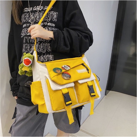 Japanese messenger bag student school bag ins casual shoulder bag for women Shopee Philippines