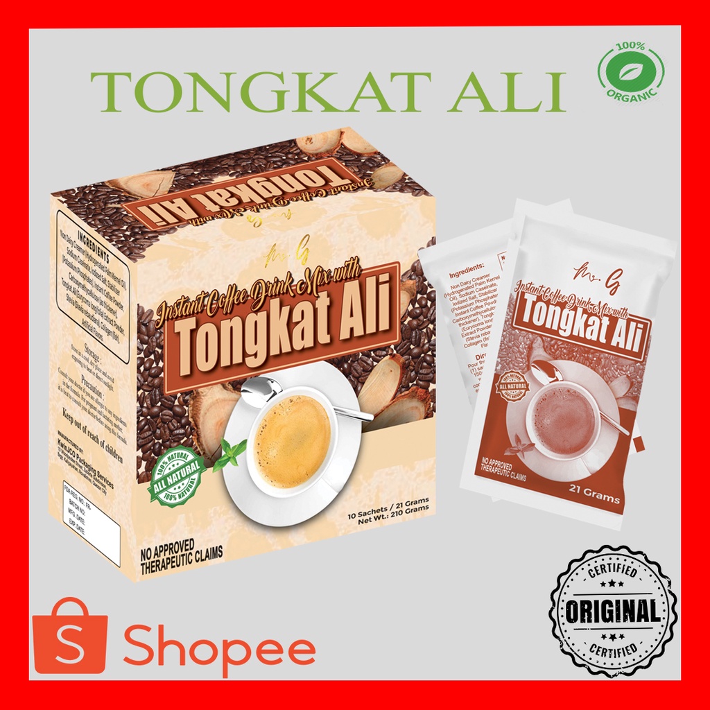 Tongkat ali Coffee with ginseng Shopee Philippines