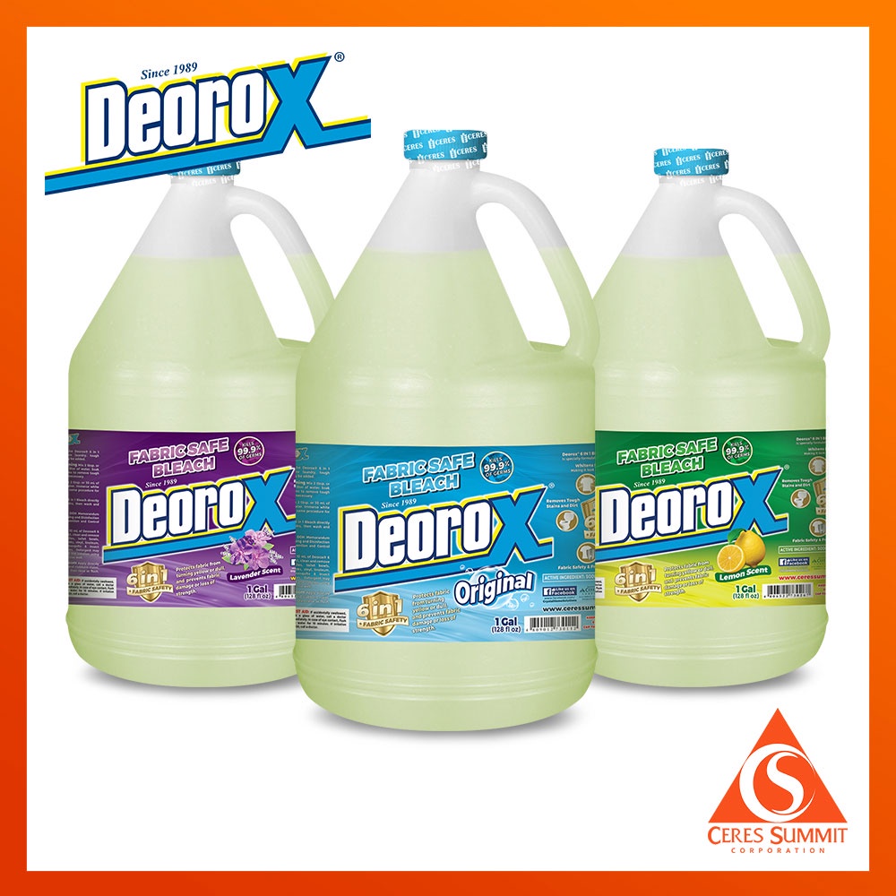 Deorox 6in1 Fabric Safe Bleach for Whites (Original, Lavender Scent