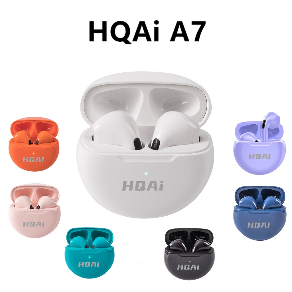 HQAi A7 TWS Wireless Bluetooth Earphones Buildin Mic Earbuds Touch