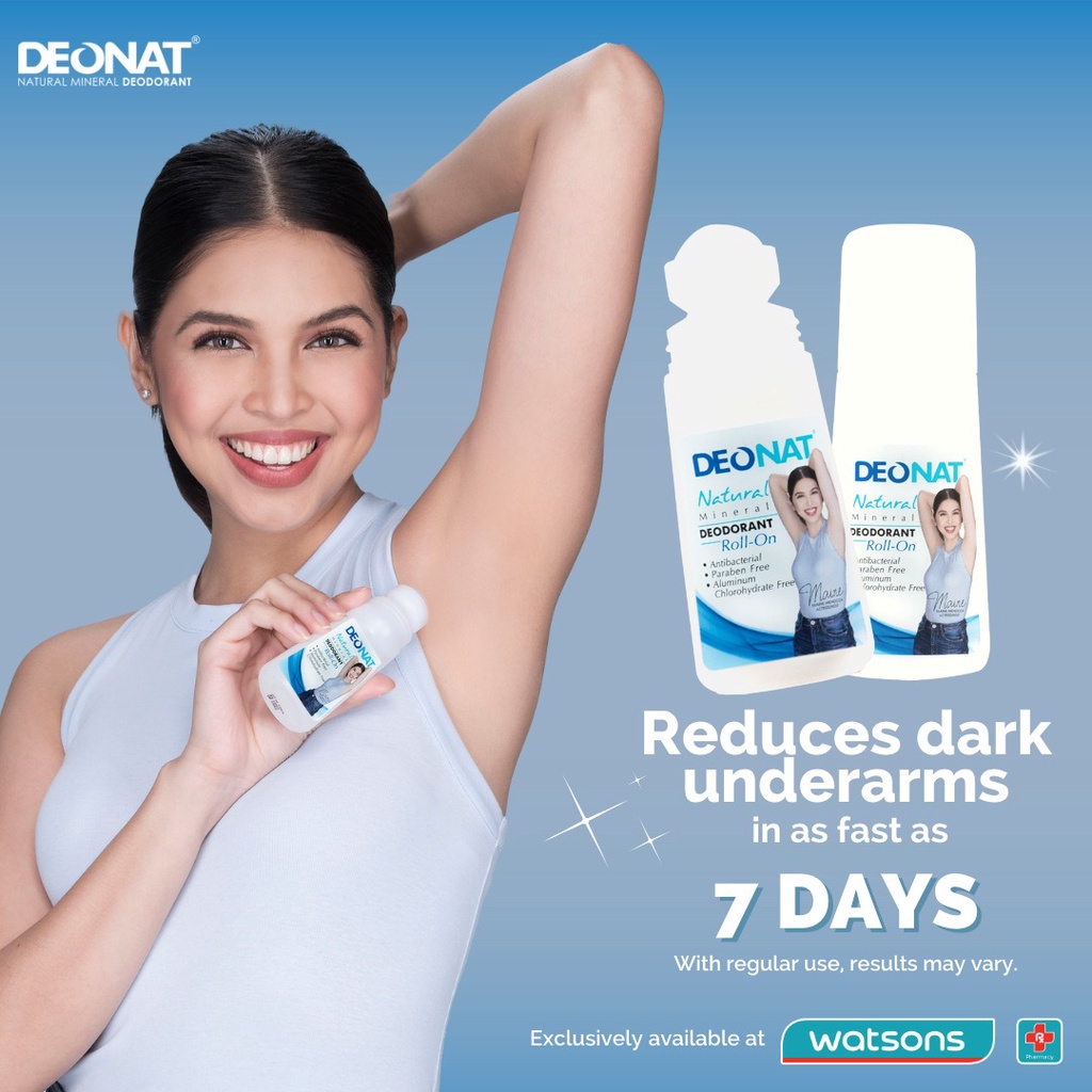 DEONAT NATURAL MINERAL DEODORANT ROLL-ON | Shopee Philippines