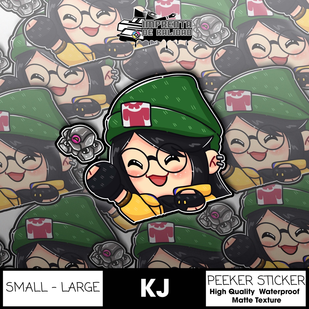 Valorant Agent Peeker Sticker ImprentaDekalidad | Shopee Philippines