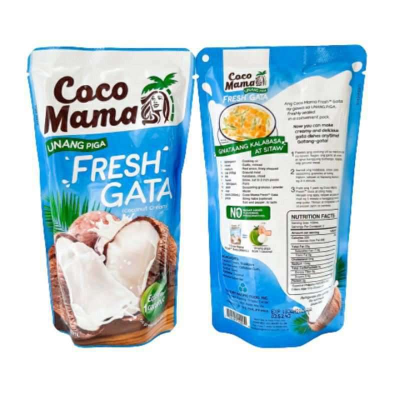 Coco Mama Fresh Gata Coconut Cream 400ml Shopee Philippines