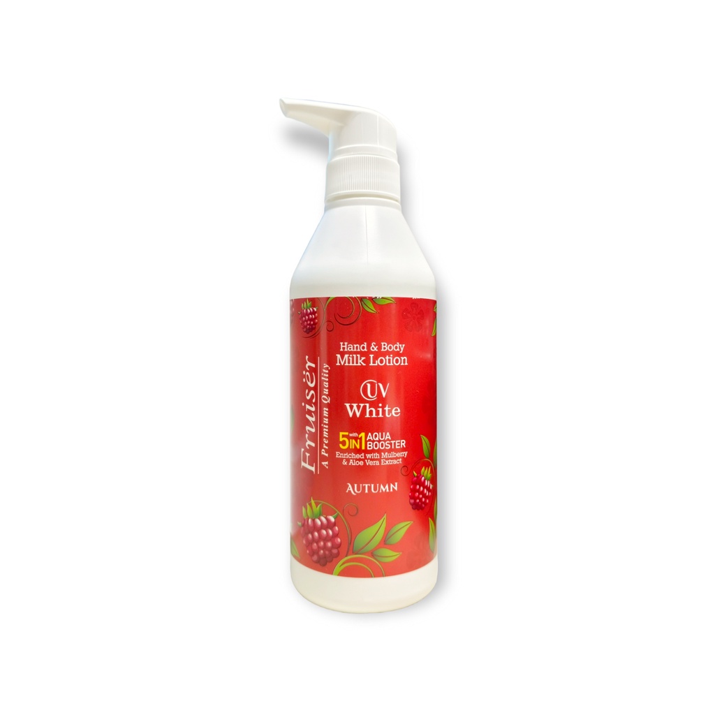 (Malaysia) Fruiser Hand & Body Milk Lotion. Autumn. UV White. 500 ml