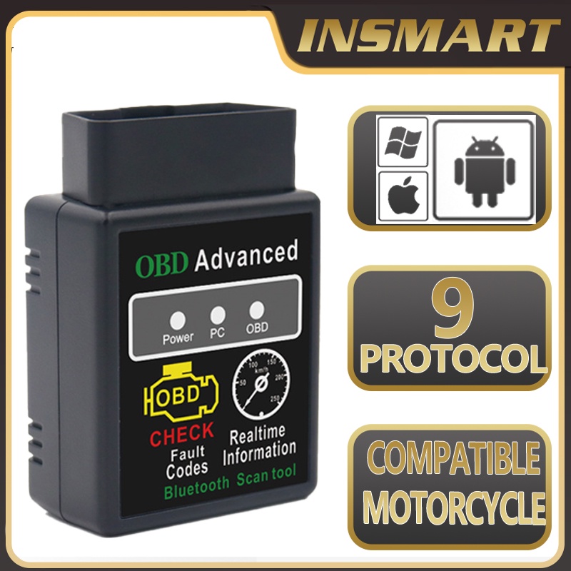 Elm327 Obd2 Mini Bluetooth V1.5 Automotive Scanner Code Reader Elm 327