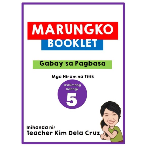 Marungko Booklet 5 ( 36 PAGES - FREE BOOKBIND) | Shopee Philippines