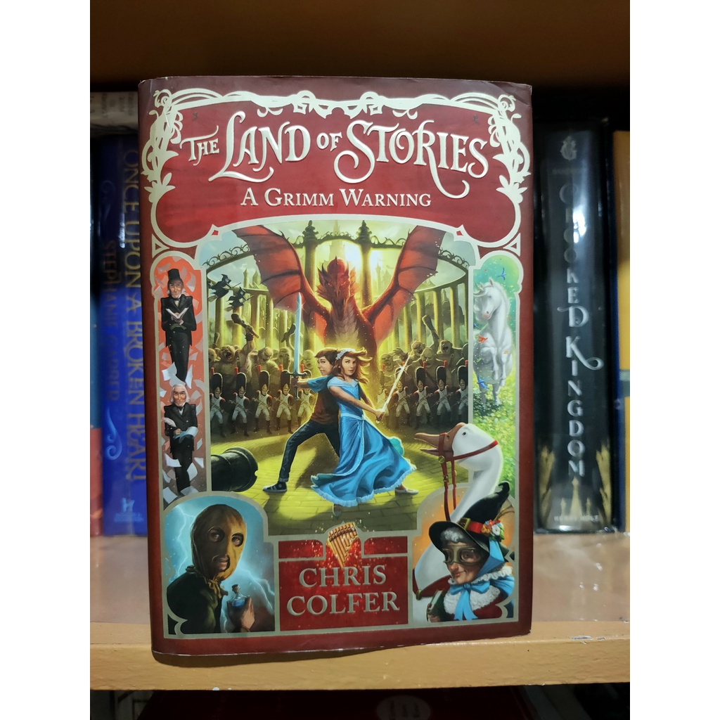 A Grimm Warning (The Land of Stories 3) by Chris Colfer HARDCOVER