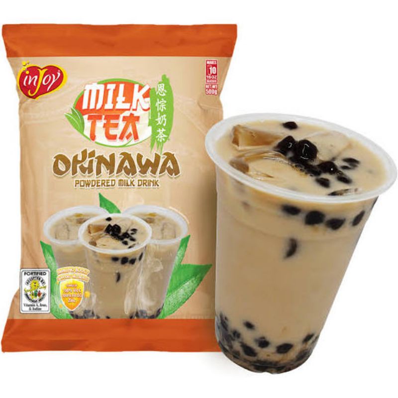Okinawa milk tea injoy 500 grams Shopee Philippines