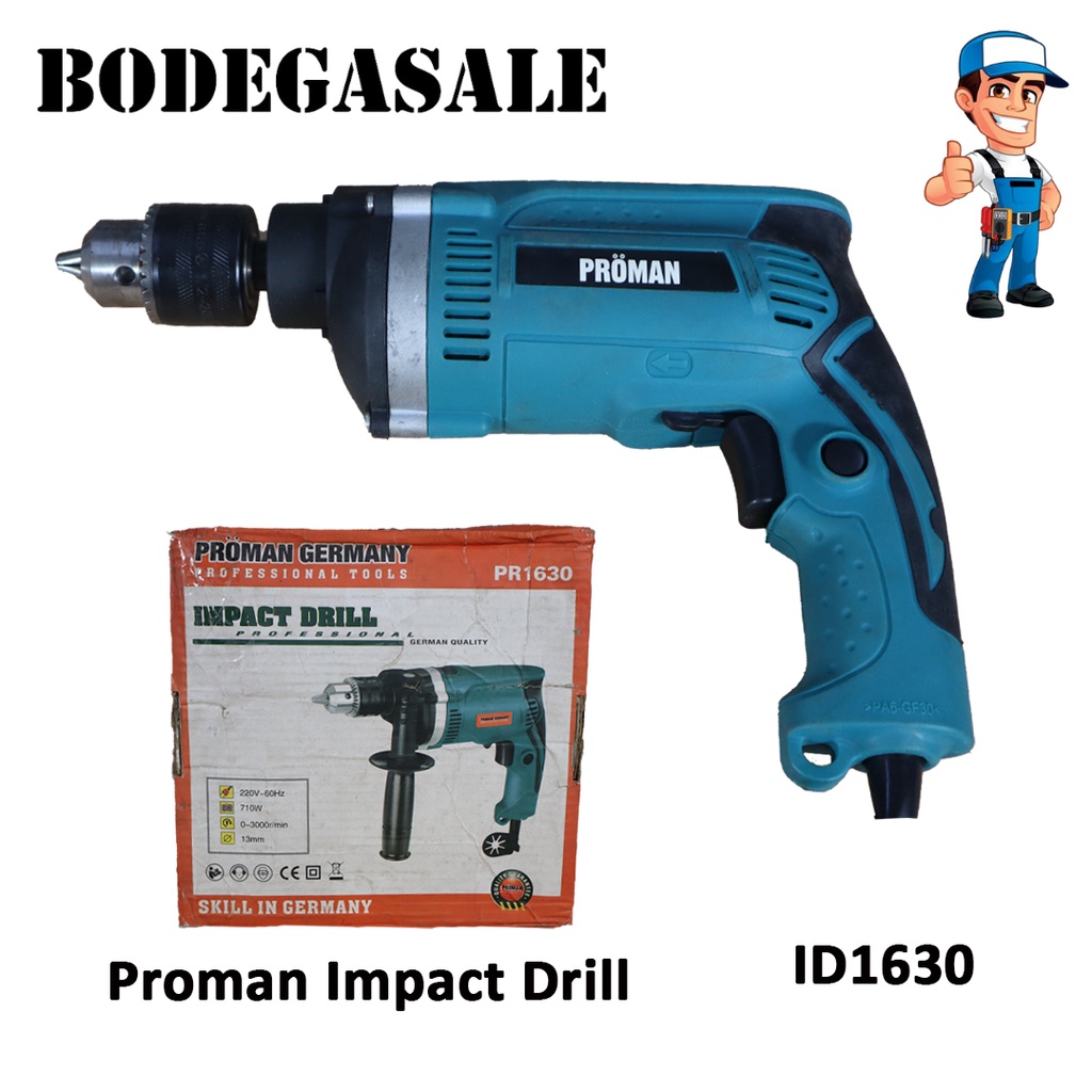 Proman Impact Drill - ID1630 | Shopee Philippines
