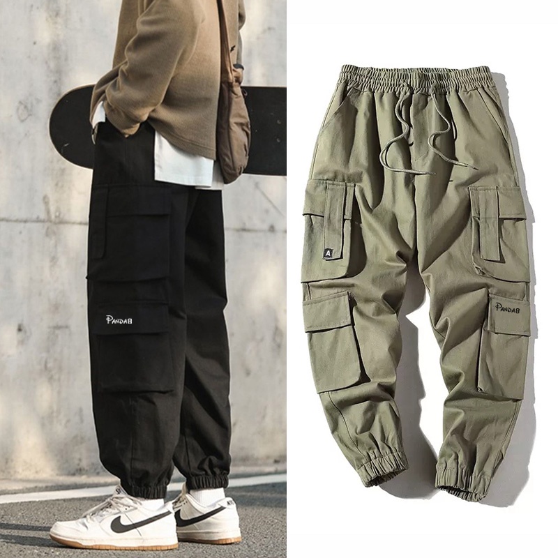 MPJ Multi pocket pants outdoor sports multi-pocket Jogger | Shopee ...