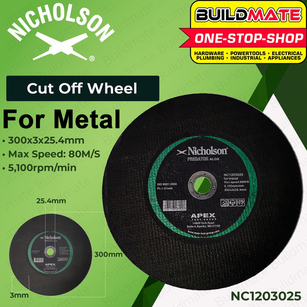 NICHOLSON Cut Off Wheel 12