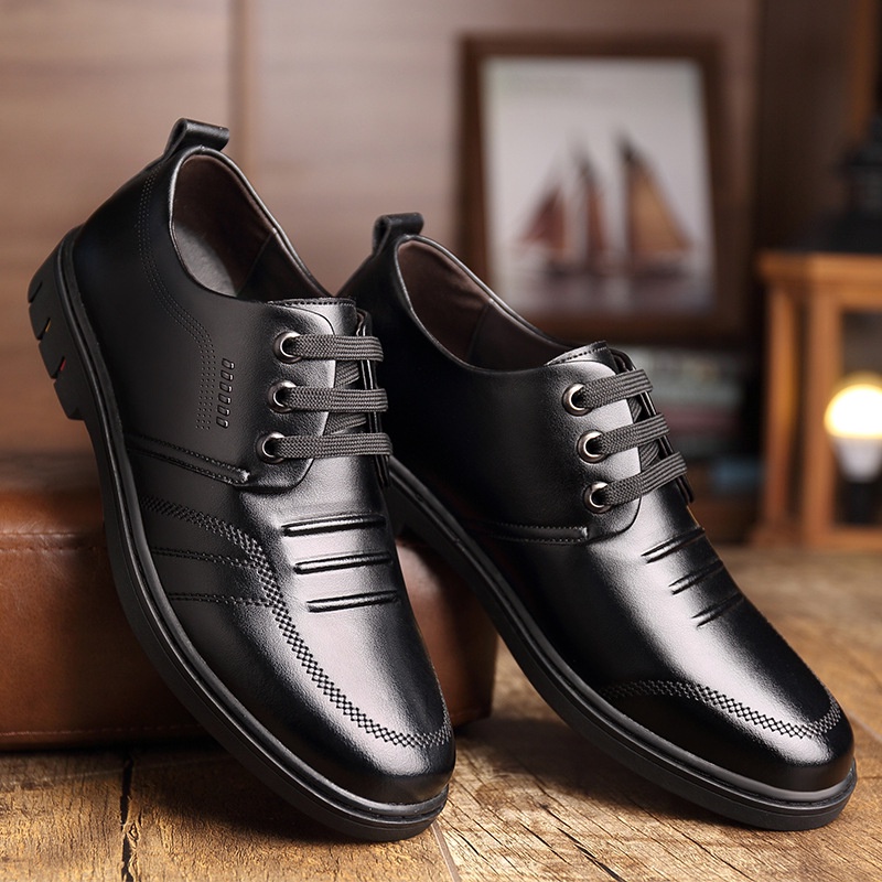 Men's Leather Shoes Business Formal Office Men's Shoes British Style