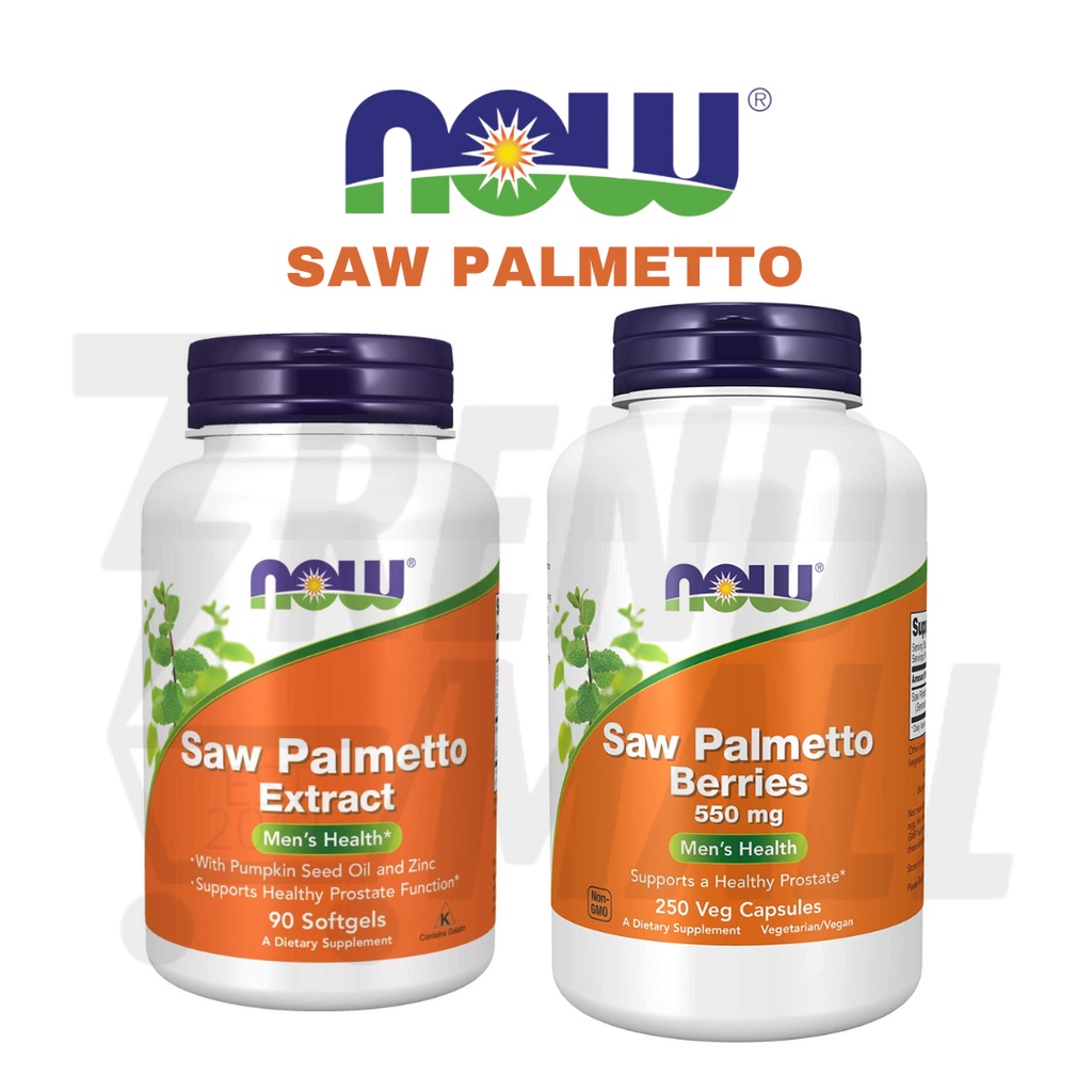 NOW Supplements Saw Palmetto Berries Extract Serenoa Repens Men's