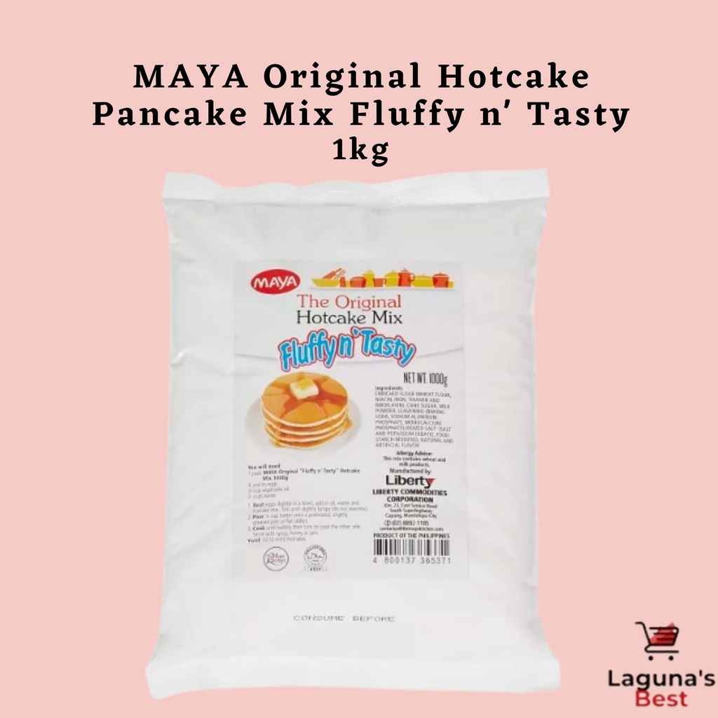 MAYA Original Hotcake Pancake Mix Fluffy n' Tasty 1kg Shopee Philippines