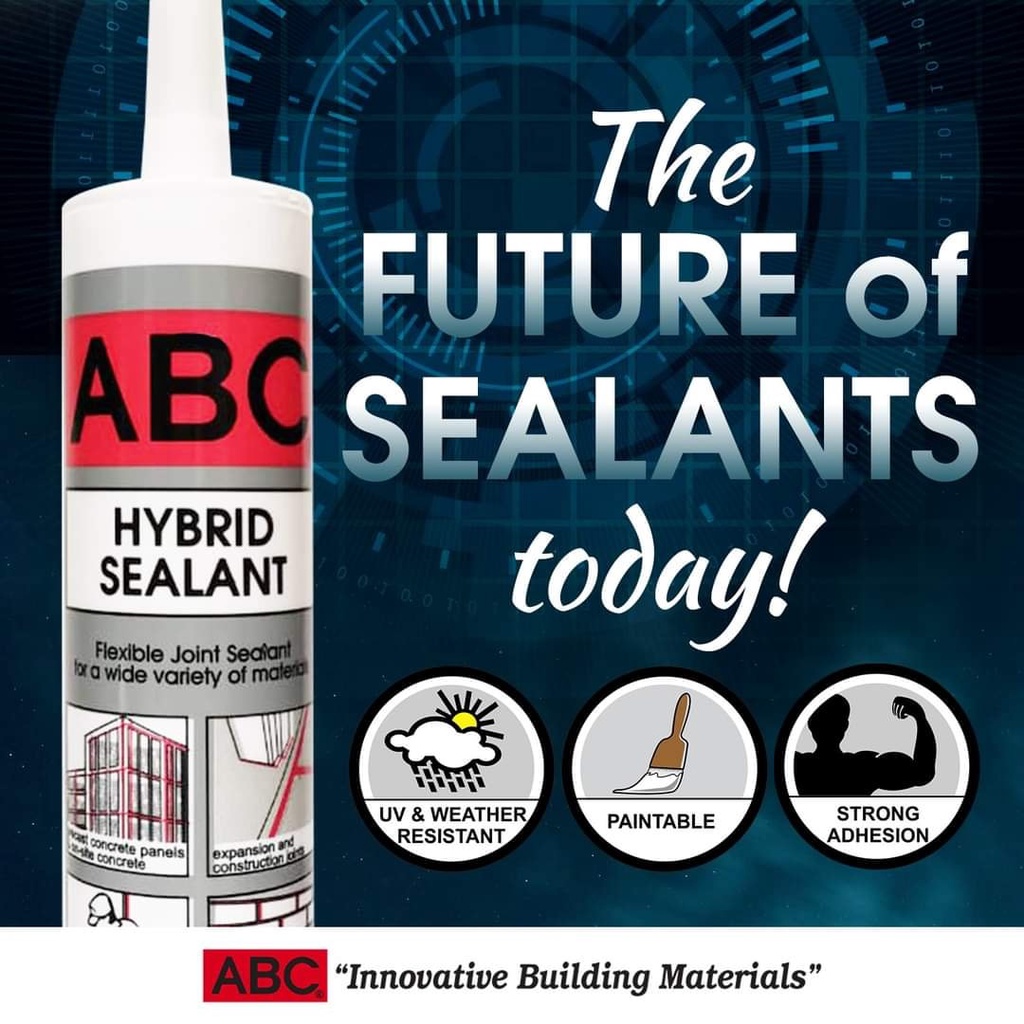 ABC Hybrid Sealant. Paintable and Flexible joint sealant | Shopee ...