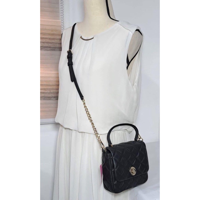 AUTHENTIC/ORIGINAL KateSpade Natalia Square Top Handle Crossbody Bag