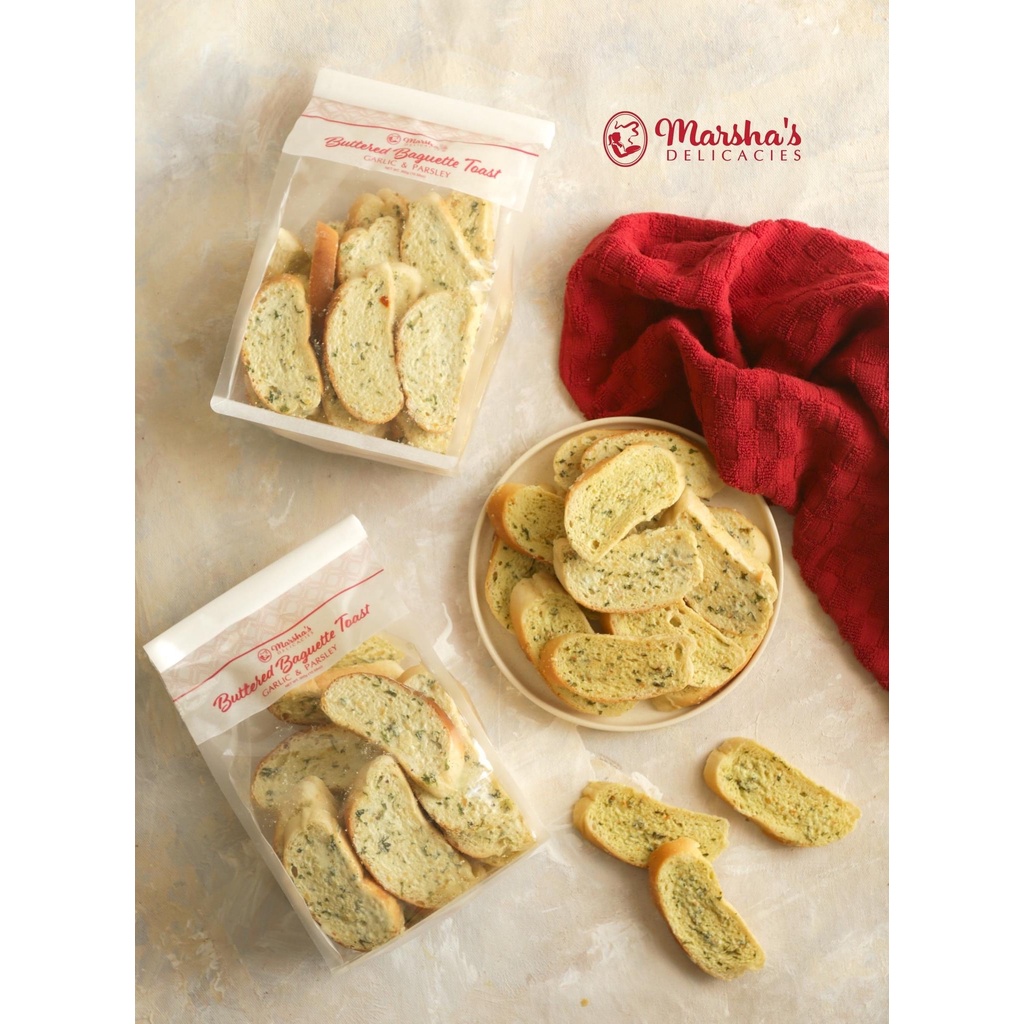Marsha's Delicacies Buttered Baguette Toast Garlic Bread Vigan