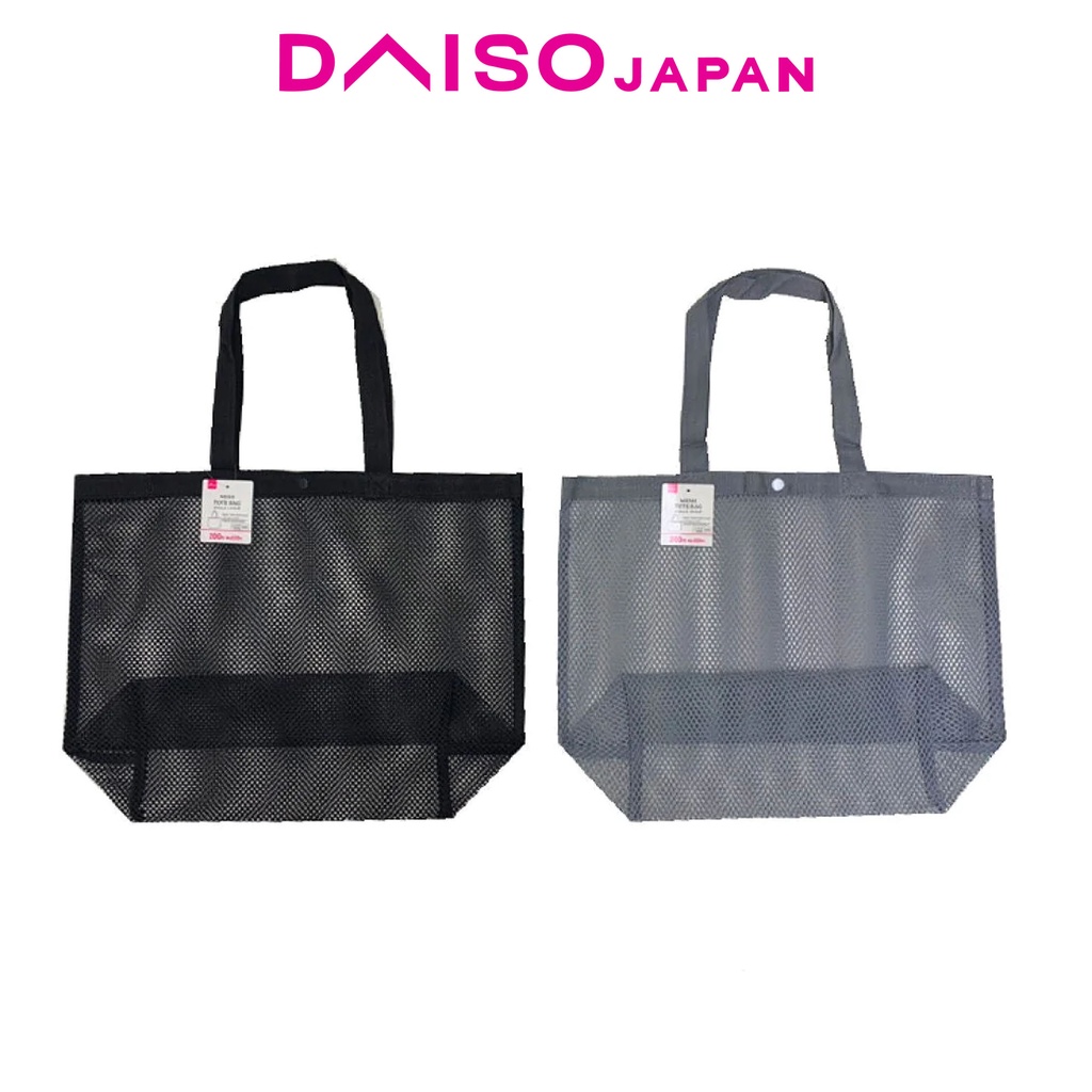Daiso Mesh Design Tote Bag Shopee Philippines