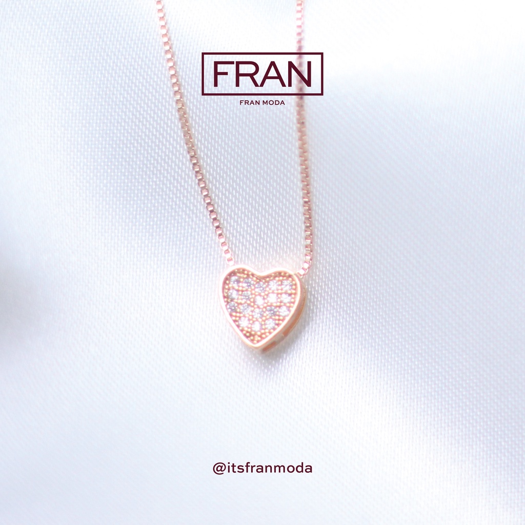 FRAN MODA | Mini Heart | The Classics Necklace Collection | Shopee ...