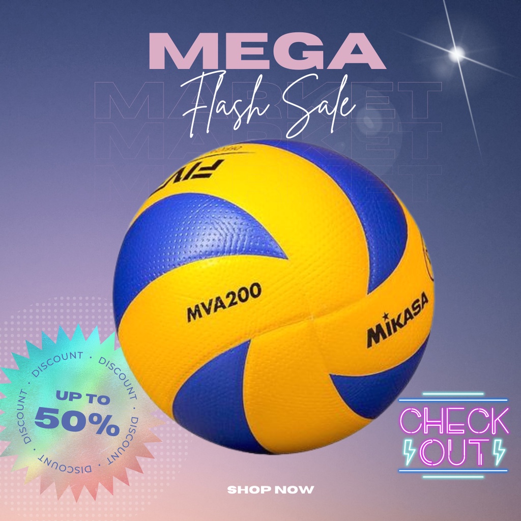 Mikasa Volleyball Original MVA330 Soft Leather Official Size 5 FIVB