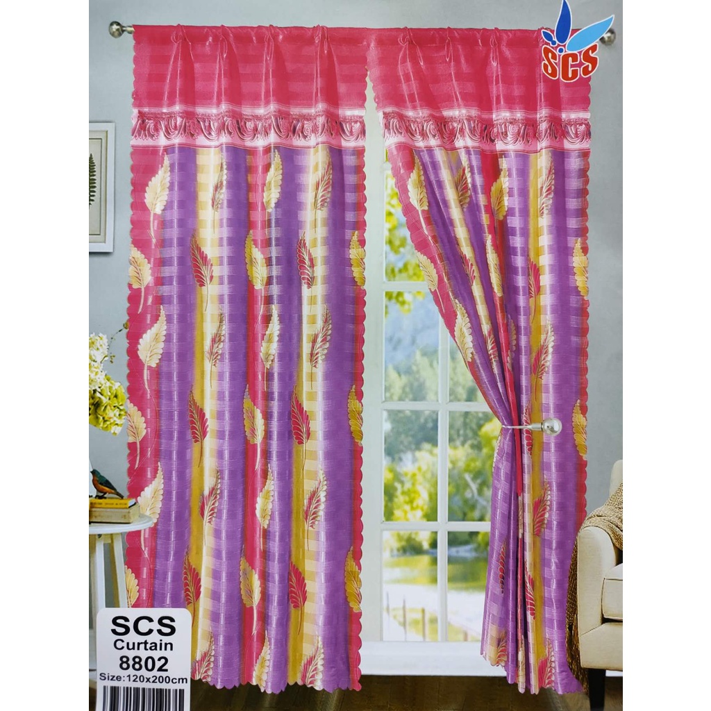 Satin blackout curtains,1pcs,without Ring,120*200Cm | Shopee Philippines