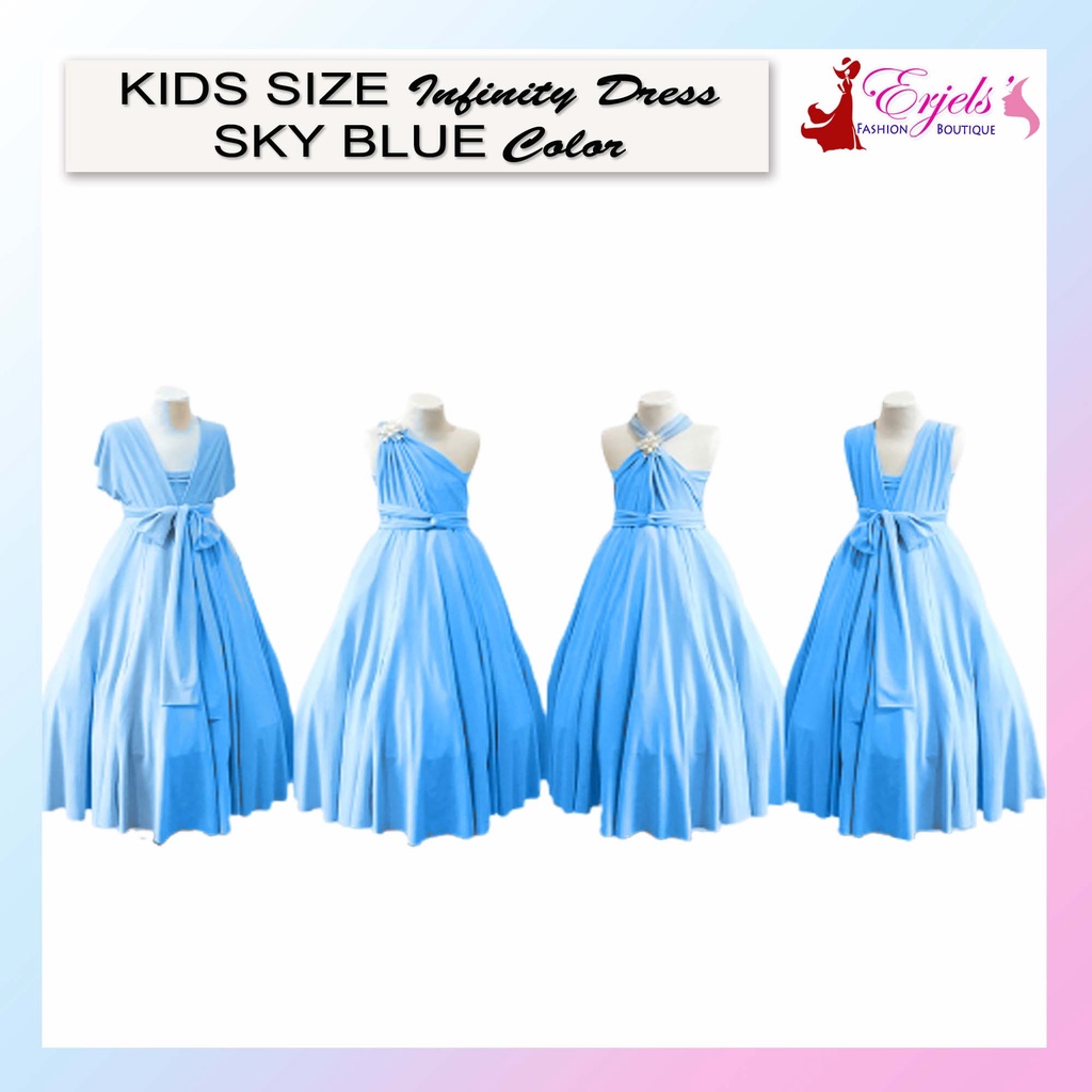 Sky Blue Infinity Dress