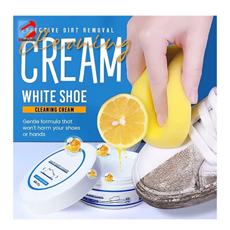 White Shoe Cleaning Cream Multipurpose Shoes Whitening Cleaning Stain